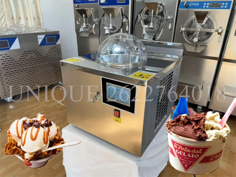 Commercial Double Cylinder Intelligent Front-End Ice Cream Machine Italian Ice Cream Making Automatic Preservation Gelato Maker