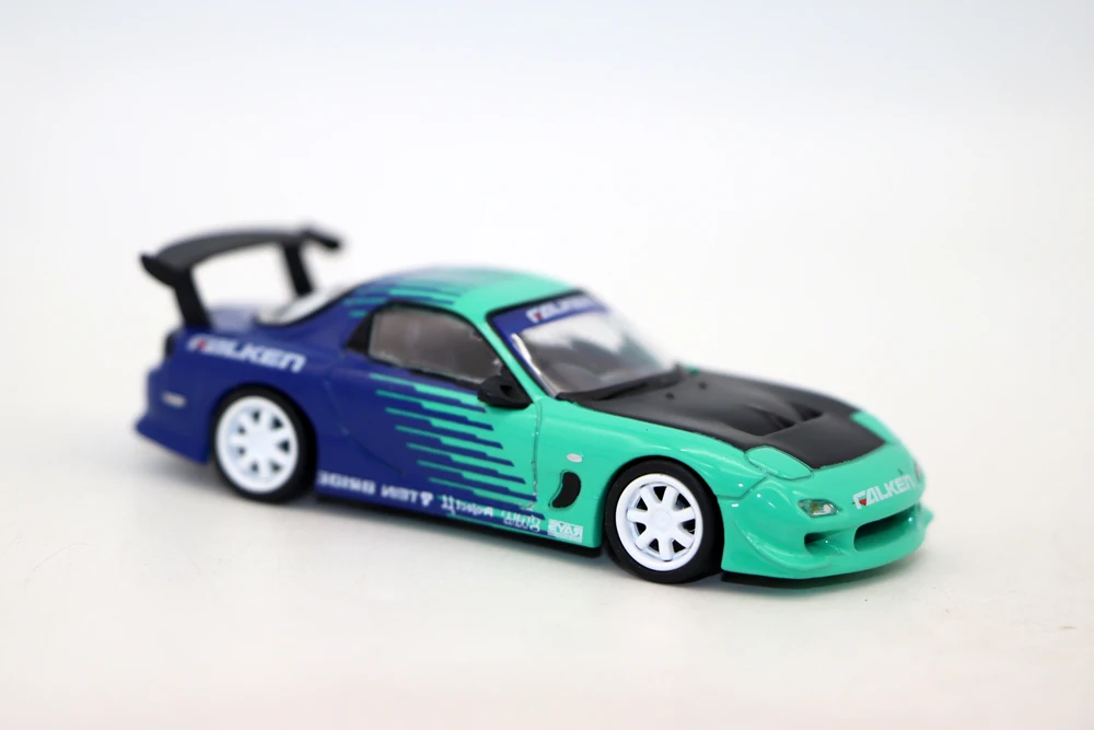 New Tarmac Works 1 64 RX-7 FD3S Racing Car Diecast Alloy Toys Simulation Model For Collection gift