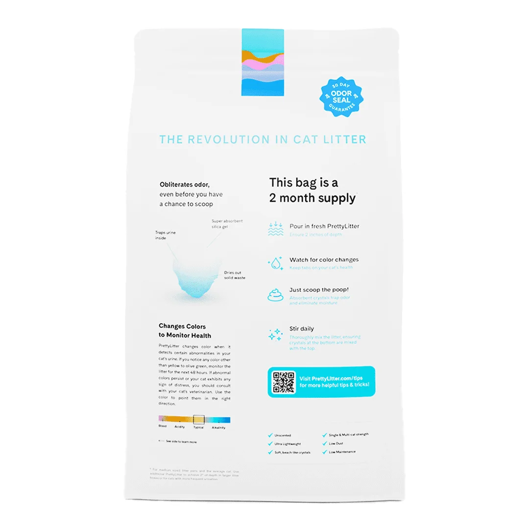 

Clumping Health Monitoring Cat Litter, Unscented, 10 lb Bag