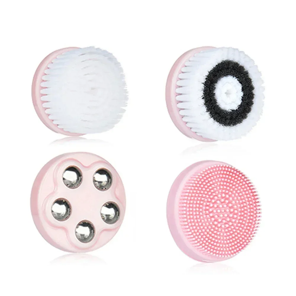 Facial Ultrasonic Cleansing Brush Heads 4 IN 1 Sonic Replacement Head for Smart Waterproof Face Cleaner Tool Beauty Skin Care