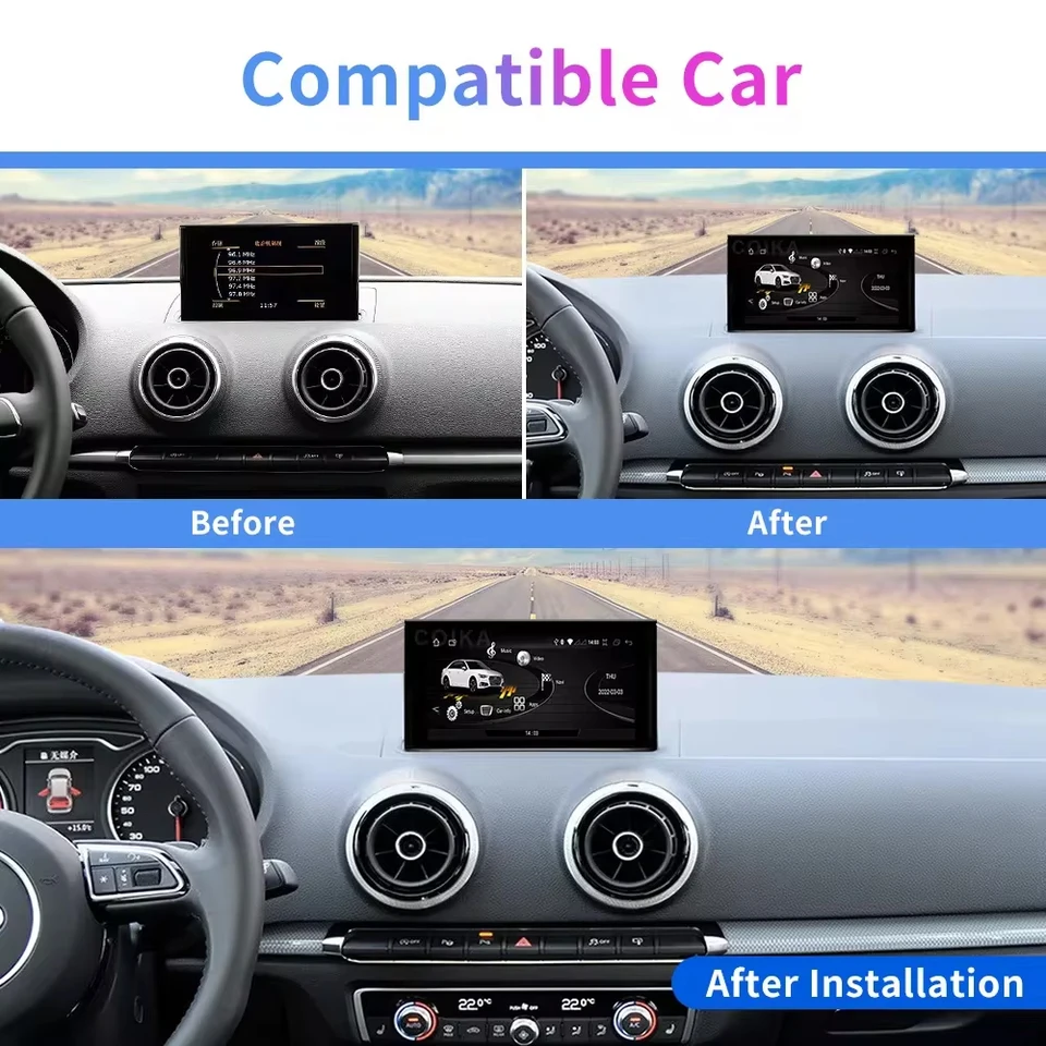 Android 7 Inch For Audi A3 2013-2018 Android 13 Touch Scre Car