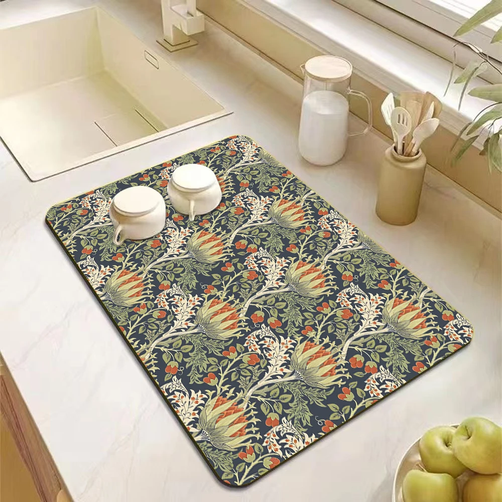 William Morris Strawberry Desi - Bar Mat Rubber ulasan dan harga