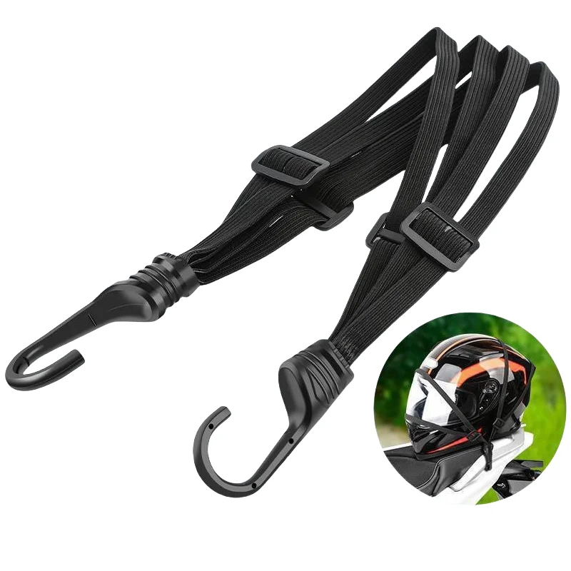 

Высокоэластичный ремень для мотоциклетного шлема | Регулируемый эластичный шнур для багажа для электронного велосипеда/мотоцикла | Прочные аксессуары