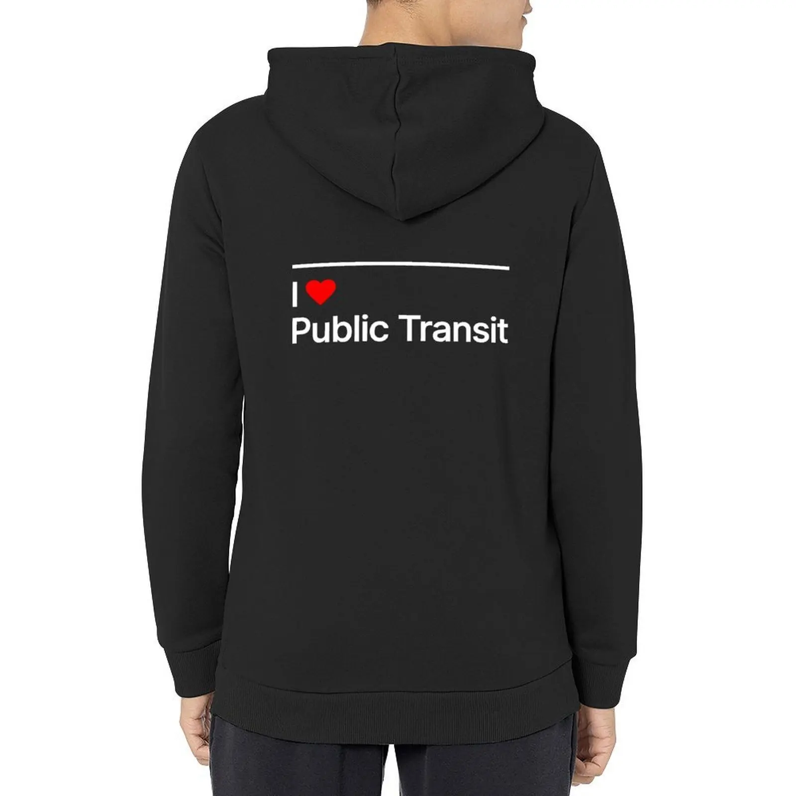 

I Love Public Transit Hoodie autumn jacket men graphic t shirts men anime clothes mens designer clothes tracksuits