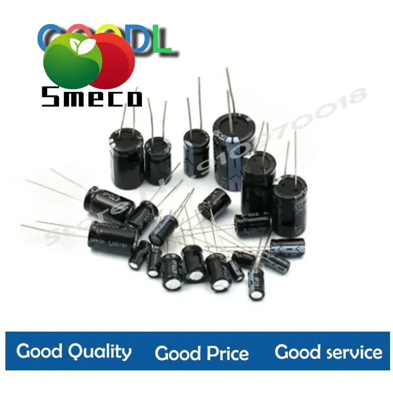 20PCS 35V-470uF aluminum electrolytic capacitor 4V 10V 16V 25V 35V 100UF 220UF 330UF 470UF 680UF 1000UF 47UF 1500UF 10UF 22UF