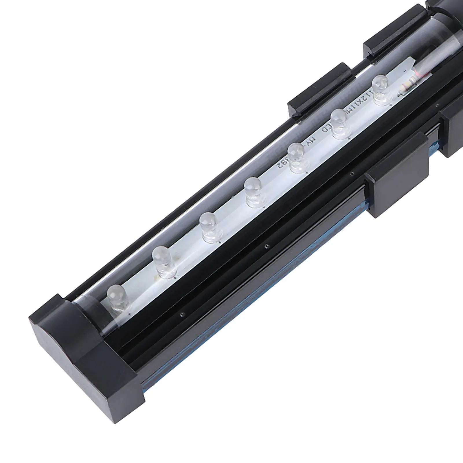 Langsam blinkende LED-Blasenlampe mit Farbwechsel, Aquariumlampe – 15, Schwarz, US-Stecker, Aquariumlicht, energiesparend