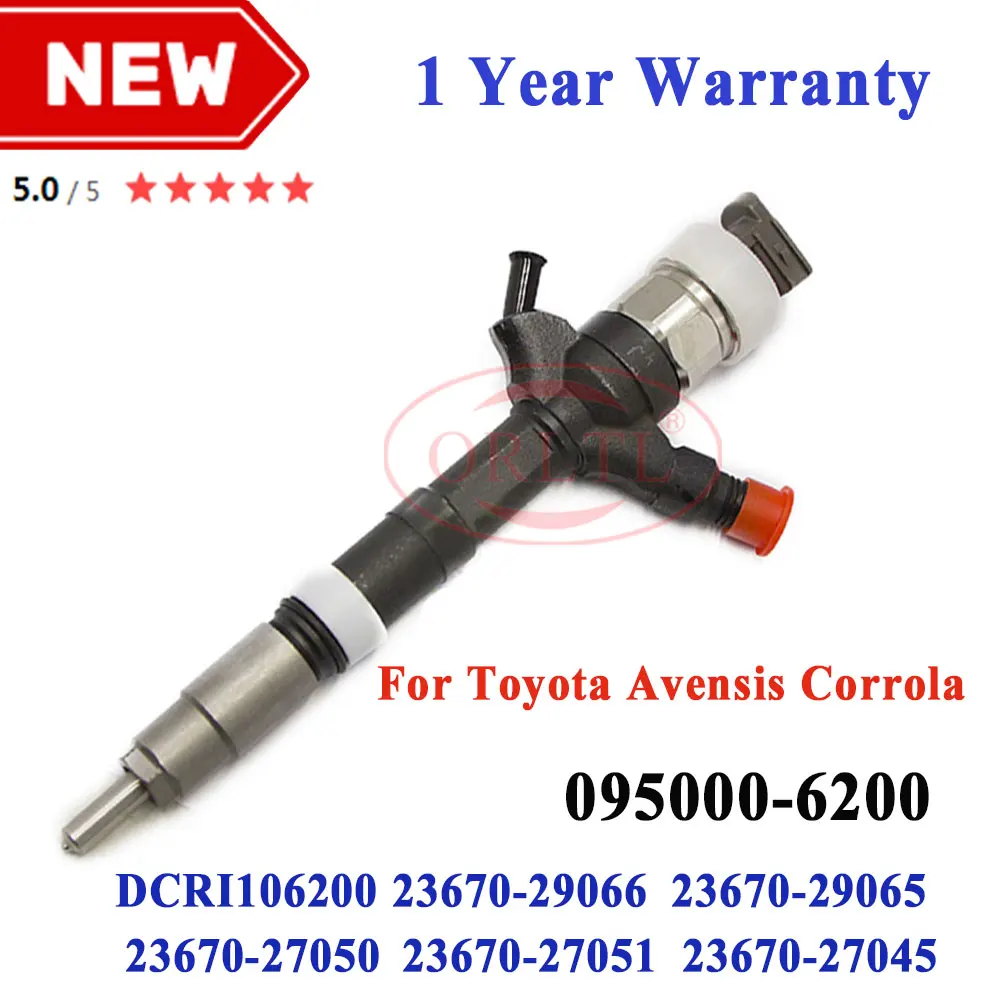 23670-29065 095000-6201 Fuel Inyector Spray 095000-6200 COMMON RAIL DIESEL INJECTOR ASSY for DENSO Toyota 23670-29066 DCRI106200