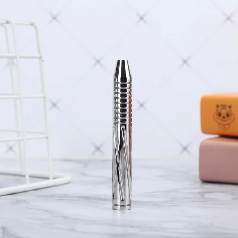 Yaqi BULLET Polished Stainless Steel Men Safety Razor Handle 12mm Diameter And 91mm Length For Mens Precise Shaving Razor Handle