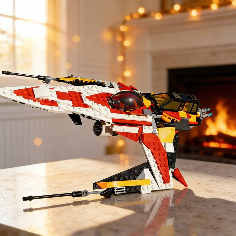 

459pcs MOC The Frostburn Interceptor Star Battle Model Building Blocks Architecture Christmas Gift Toys Idea DIY Education