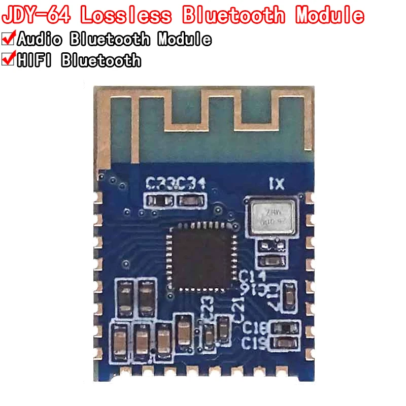 JDY-64 lossless Bluetooth audio module 4.2 high fidelity HIFI speaker audio earphone power board modification