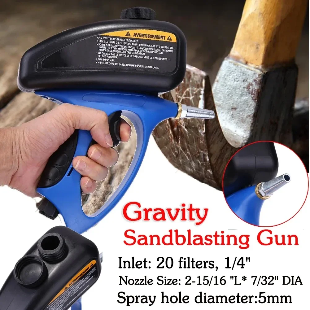 

Пескоструйный пистолет, портативный пневматический распылитель надгробий для стекла с небольшим соплом