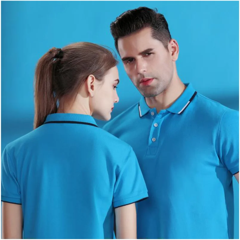 YOTEE Custom Men's And Women's Polo Shirts LOGO New Lapel Casual Short-Sleeved Embroidered/Printed Company Brand Logo Tops