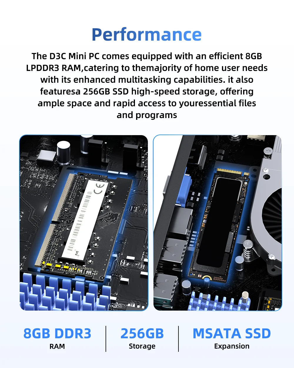 Мини-ПК TexHoo, Win 10 Pro, твердотельный накопитель 8 ГБ DDR3L 512 ГБ, двухдиапазонный Wi-Fi + BT, портативный ПК Intel i7 3520M ITX, офисный мини-компьютер 4K при 60 Гц