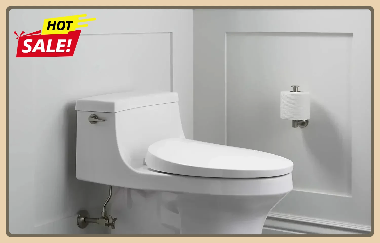 

Удлиненное сиденье для унитаза PureWarmth с подогревом и тихим закрыванием, сиденье для унитаза с мягким закрыванием, медленное закрытие, белый для стандартных унитазов