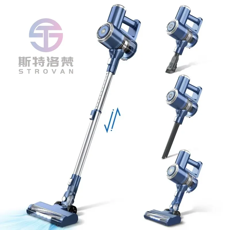 W200 Staubsauger HEPA Filtration Cyclone Bagless Cordless Stick Vacuum Cleaner Dry Function Hotel & Car Carpet