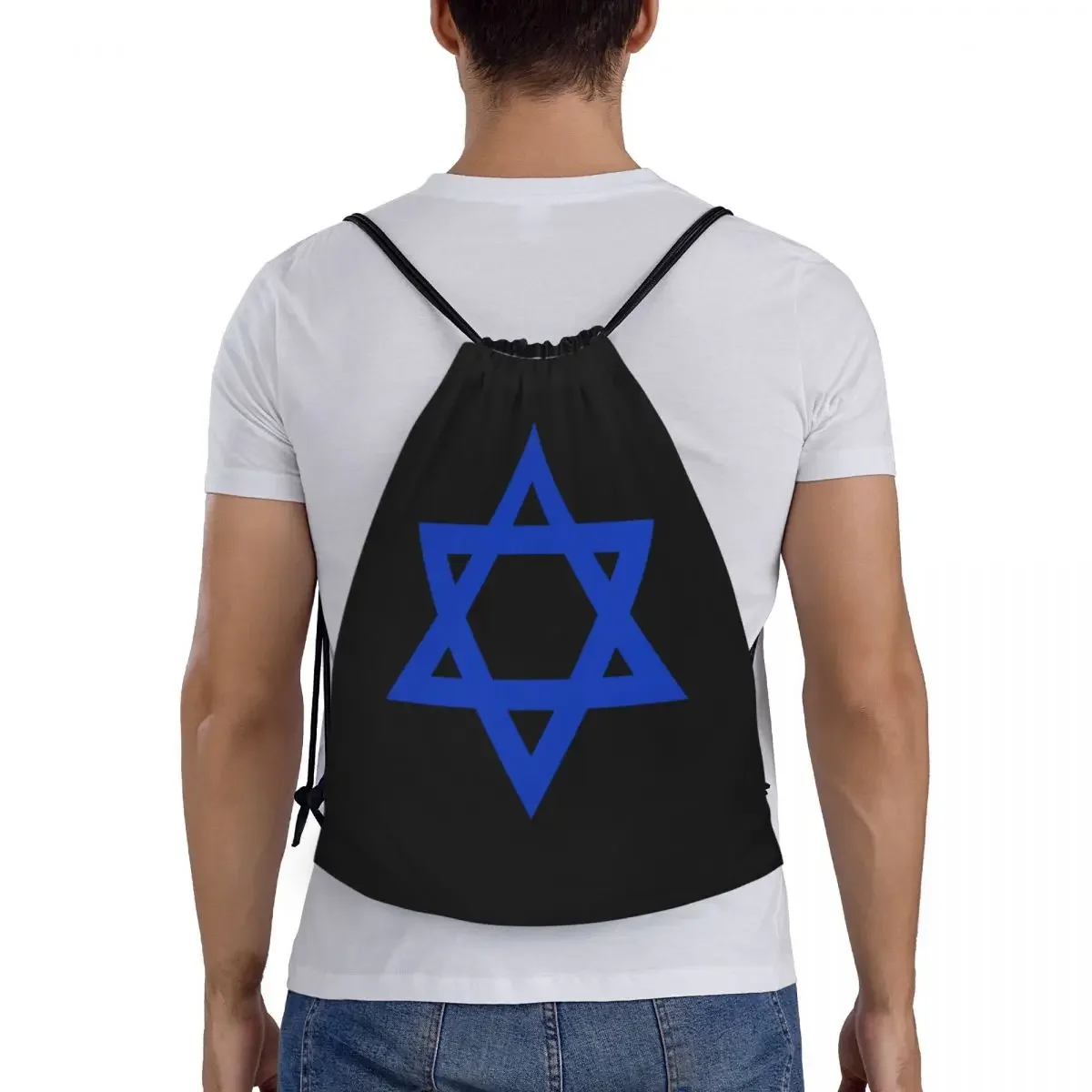 Stern von David Israel Flagge Kordel zug Rucksack Taschen Männer Frauen leichte Israel Pride Gym Sport Sackpack Säcke zum Einkaufen