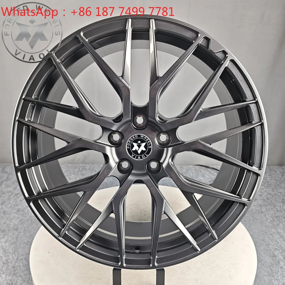 

18-22 Inch Monoblock Forged 5x112 5x114.3 Alloy Wheels Gloss Gunmetal for Tuning Vehicles Fit Luxury Cars