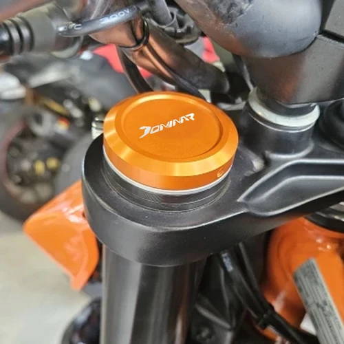 Imagen 2 del producto Para Bajaj Dominar 400 Dominar 250 accesorios de motocicleta suspensión de horquilla delantera tapa de cubierta superior cubierta de horquilla delantera tapa amortiguadora