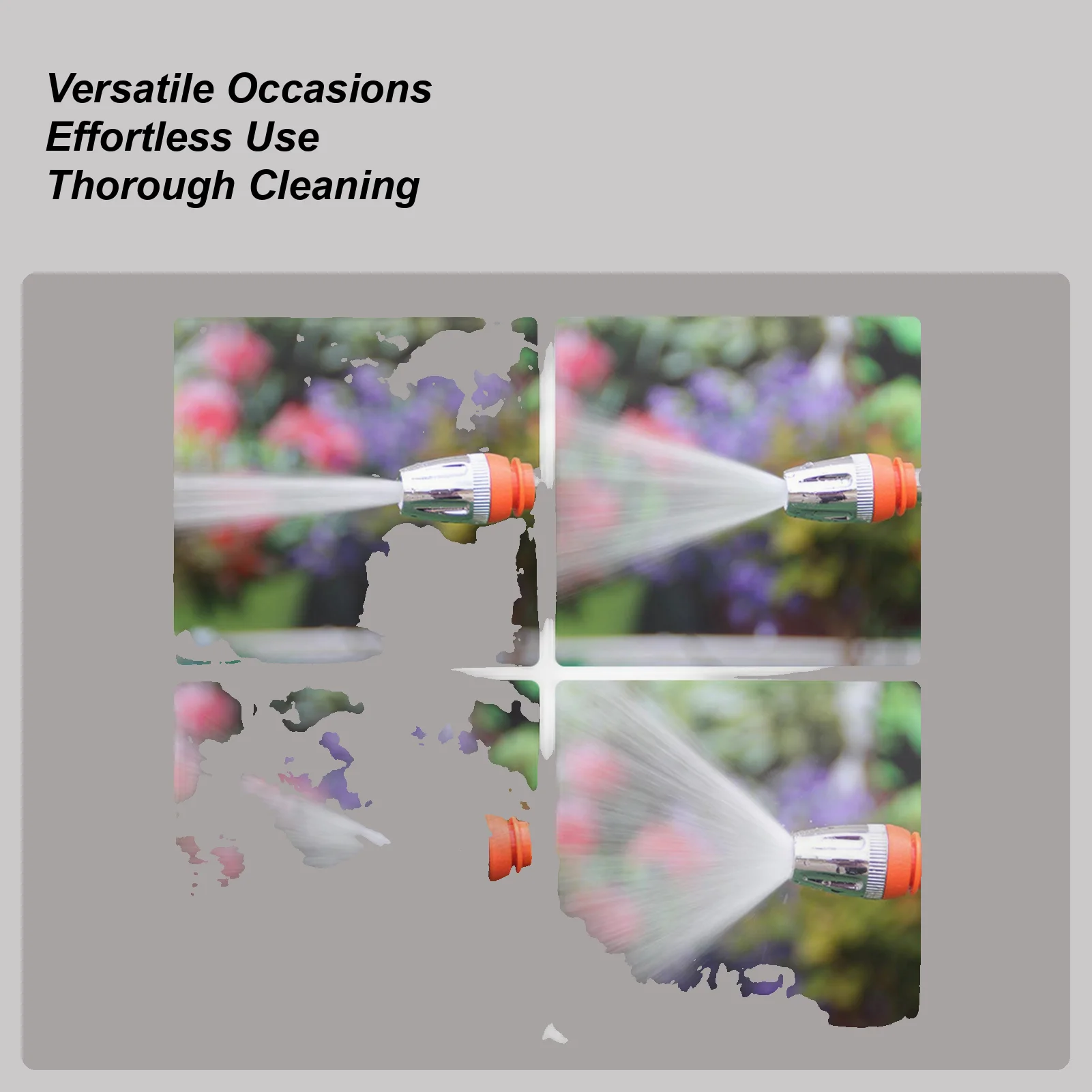 

Portable Cordless Pressure Washer Cleaning Watering Sprayer Portable Car Washer With Adjustable Nozzle For Driveway Lawn Outside