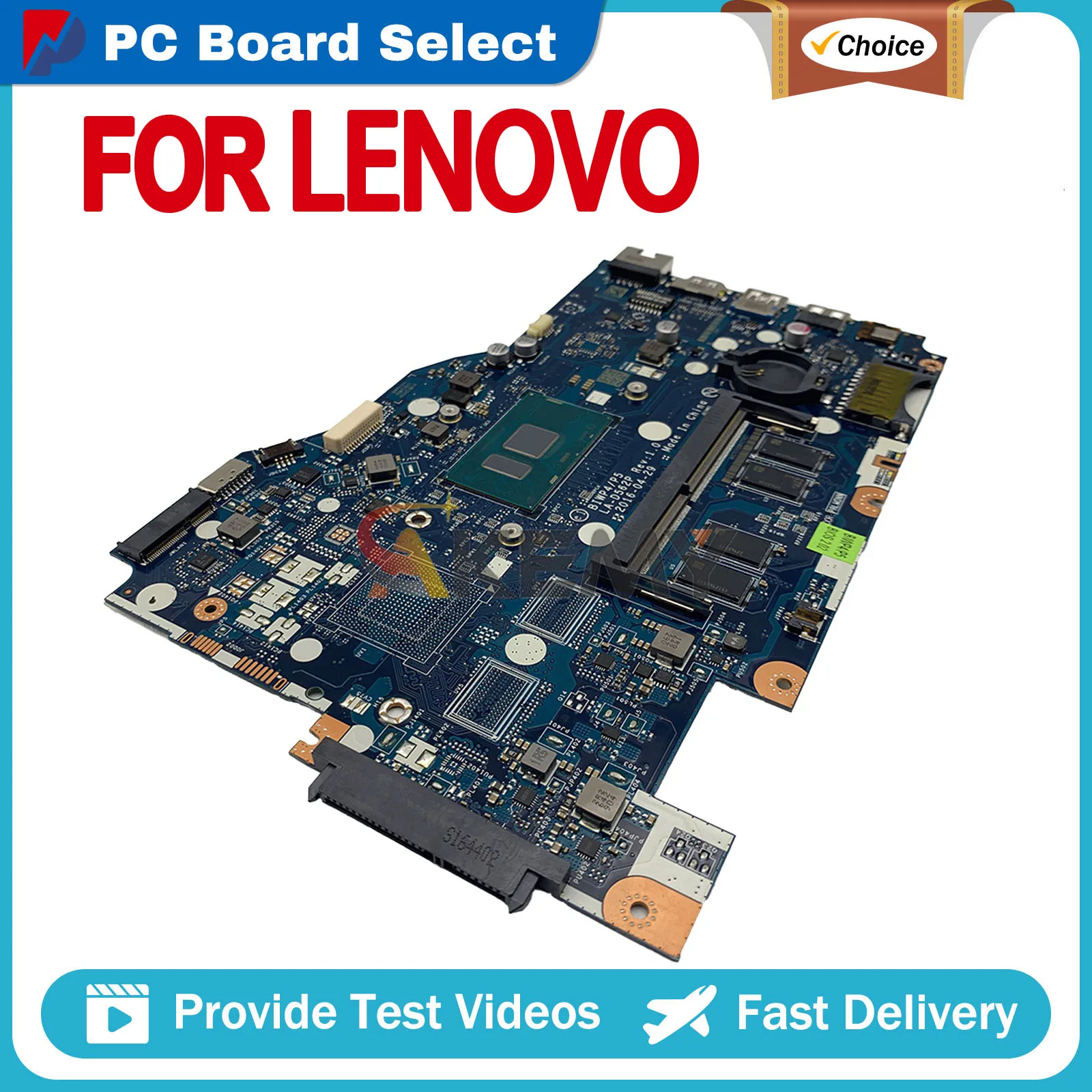 la-d562p-5b20l82919-pour-lenovo-ideapad-110-15isk-carte-mere-d'ordinateur-portable-i3-i5-i7-6e-generation-cpu-4g-ram-ddr4-100-teste