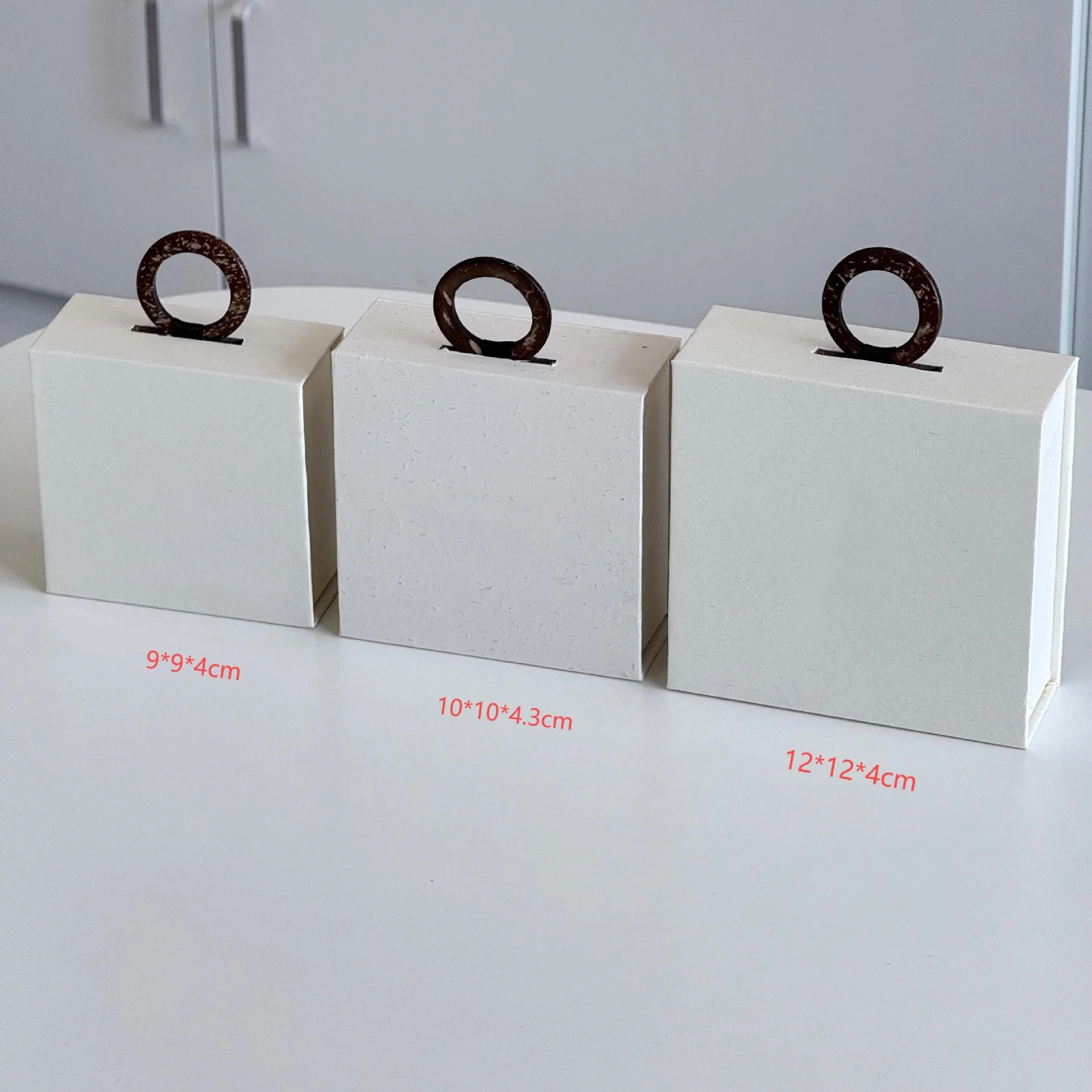 Flip Lid Jewelry Box Elegant Earring Holder Box Jewelry Packaging Box High-End For Personal Collection Jewelry Accessories