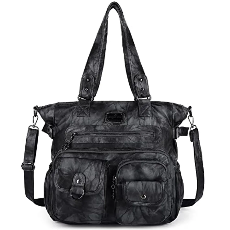 Angelkiss Purses and Handbag for Women Soft Leather Hobo Bags Satchel Shoulder Bags Ladies Tote Crossbody Bag Purses Handbag So