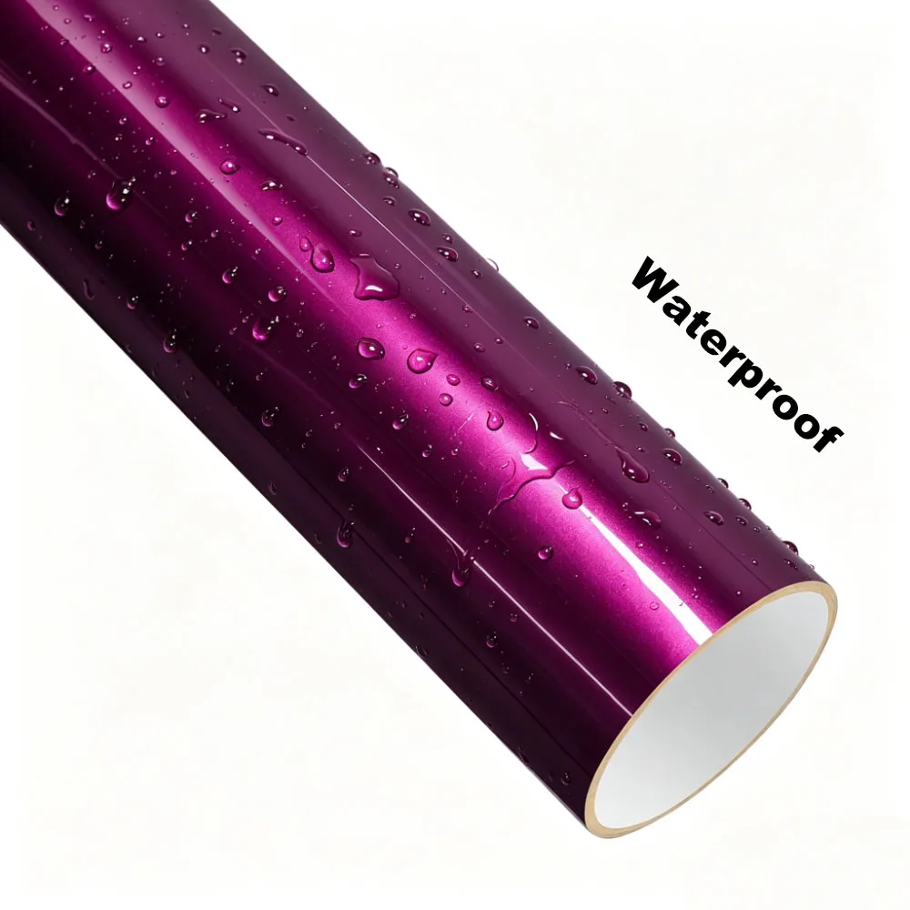 Jam Purple Car Body Vinyl Wrap Film PVC Self-Adhesive Color Changing Foil for Auto Motorcycle Hood PET Decals Accessories Kit view 2