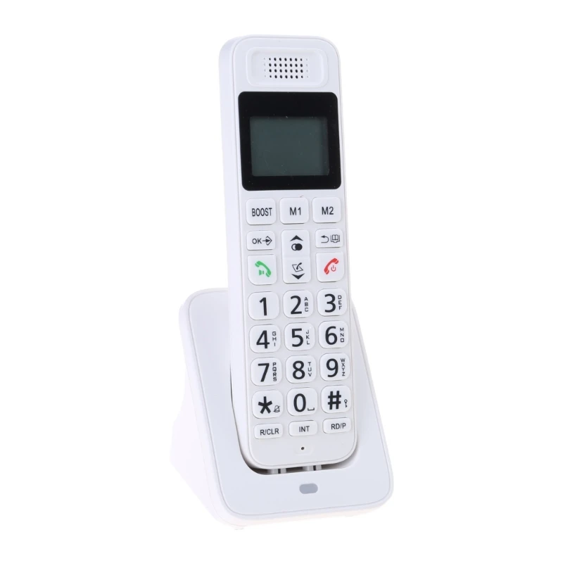 D1018 Telephone Home Offices Cordless Phone Low Radiation with High Speaker and Microphone for Daily Calls