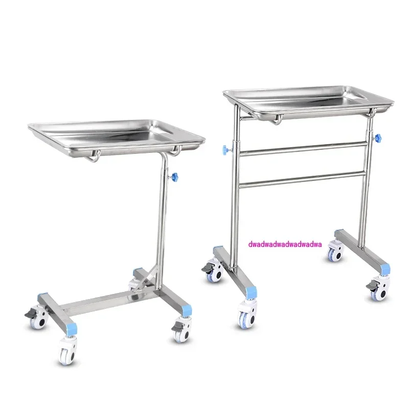 

Stainless Steel Surgical Mechanical Mayo Table In Operating Room Medical Instrument Trolley
