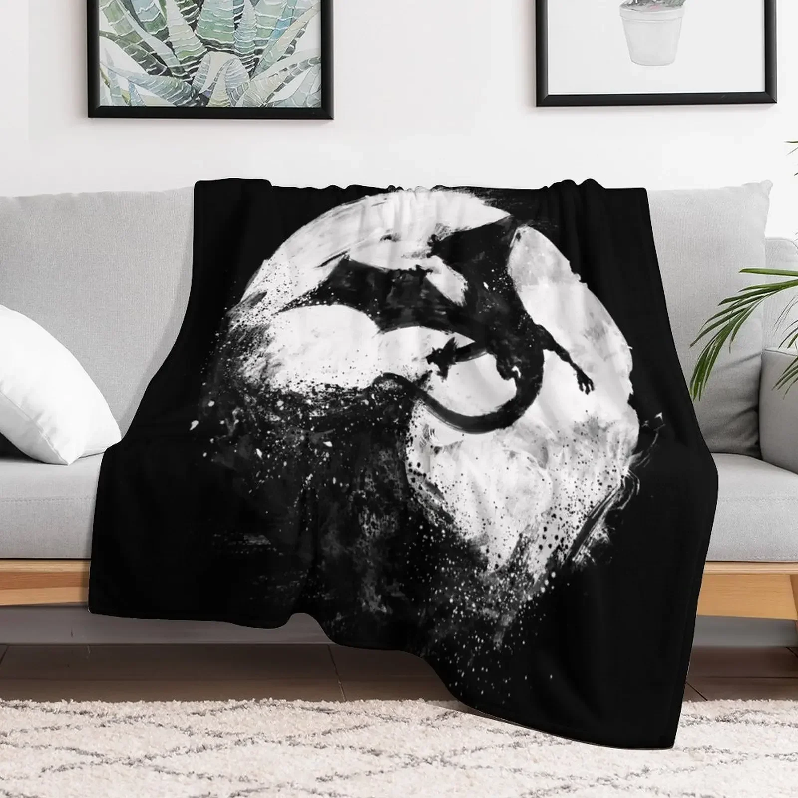 Midnight Desolation Throw Blanket Thin valentine gift ideas Extra Large Throw Blankets