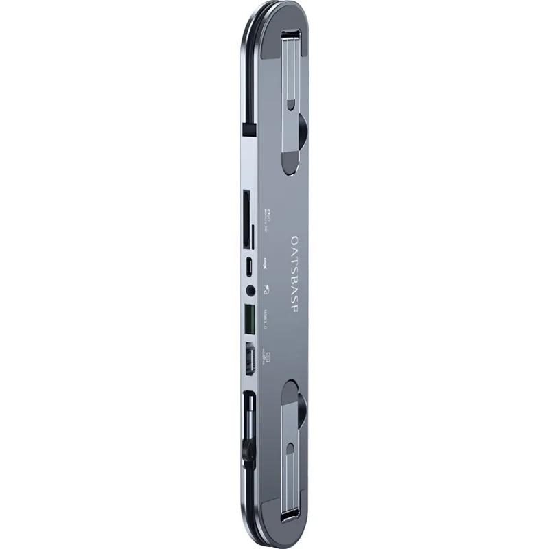 HWANSAN Многоинтерфейсная USB-док-станция Портативная складная подставка для планшета Кронштейн для ноутбука Увеличенный складной держатель для планшета HWANSAN Многоинтерфейсная USB-док-станция Портативная складная подставка для планшета Кронштейн для ноутбука Увеличенный складной держатель для планшета