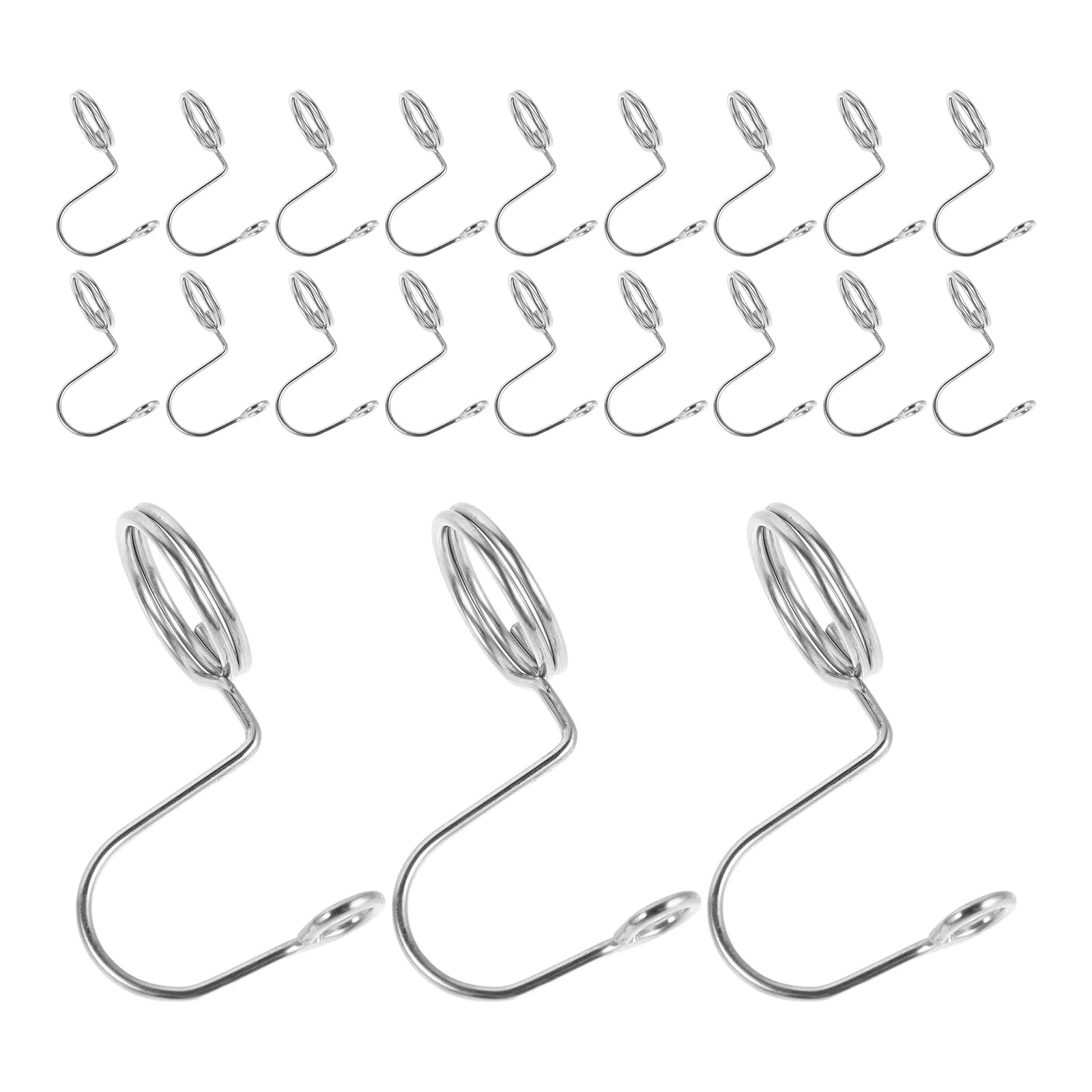 24-Piece Multi-Level Hanging Hook Set – Stackable Garment Organizer for Dorm, Apartment & Small Spaces