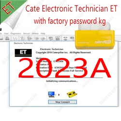 2023 for Cat ET Electronic Technician and Perkins EST Electronic Service Tool with Factory Password Keygen for ET3 + Nitro