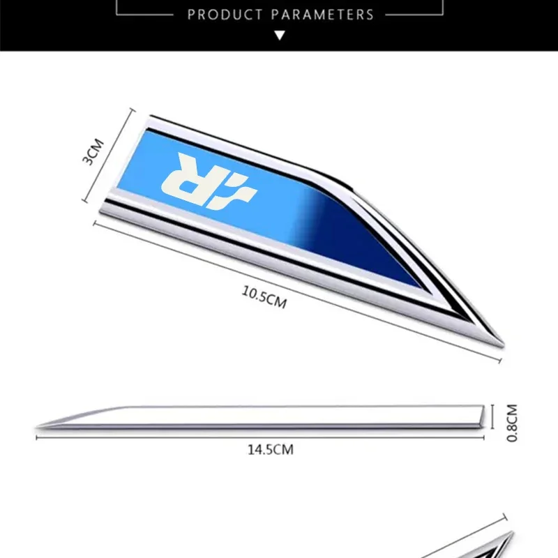 Автомобильная дверь 3D металлическая наклейка флаг Эмблема для Volkswagen Vw R Racing Rline Passat Golf 3 4 5 6 7 Mk4 Mk5 Mk7 Tiguan Touareg CC GR SR