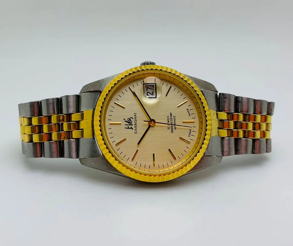 

Stock Shanghai Brand, Men's Mechanical Watch 35 Diamond Automatic Mechanical Watch, One
