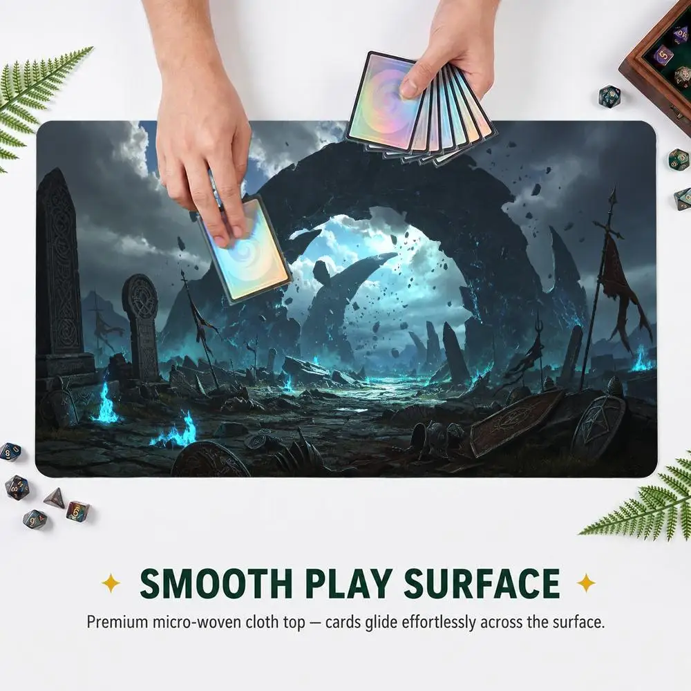 Fantasy Portal TCG Card Battles Commander Gaming Mouse Pad Magic Zones Card Playmat Tabletop rug Game Mats Duel Deskmat Beginner
