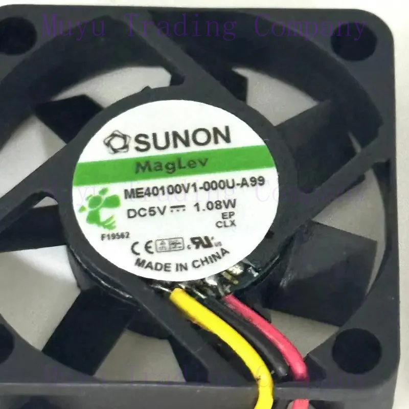 FOR SUNON ME40100V1-000U-A99 DC 5V 1.08W 40x40x10mm 3-Wire Server Cooling Fan