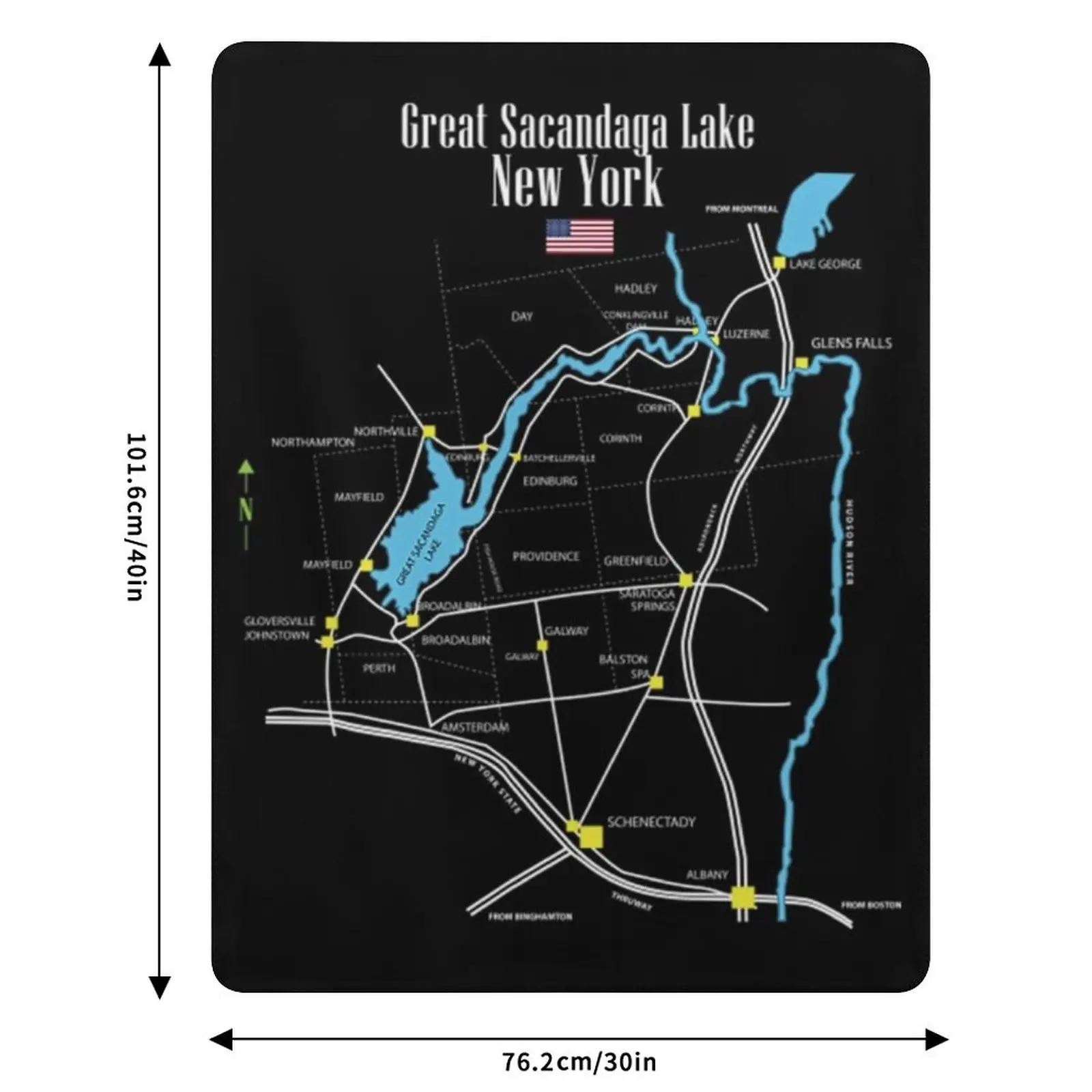 Kopia koszulki Ghost Boo T-SGreat Sacandaga Lake, mapa Great Sacandaga Lake, koszulka New Yorkhirt, koszulka Halloween Ghost Boo, koc.