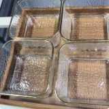 

Walnut Fruit Plate Snack Tray Home Partition Creative Dry Fruit Tray Dessert Sugar Glass Bowl Food Tray Fruit Plate