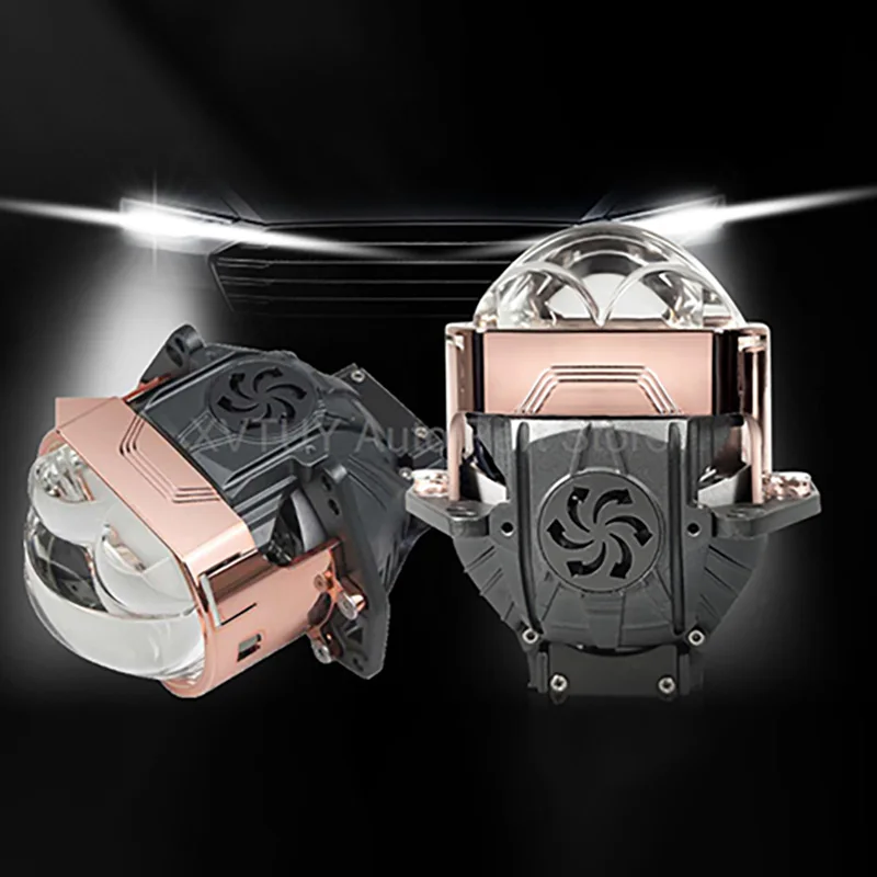 

G3 Square Car LED Lens Dual Direct Laser Headlight High Power High Brightness Durable Aluminum Material Fit Various Vehicles