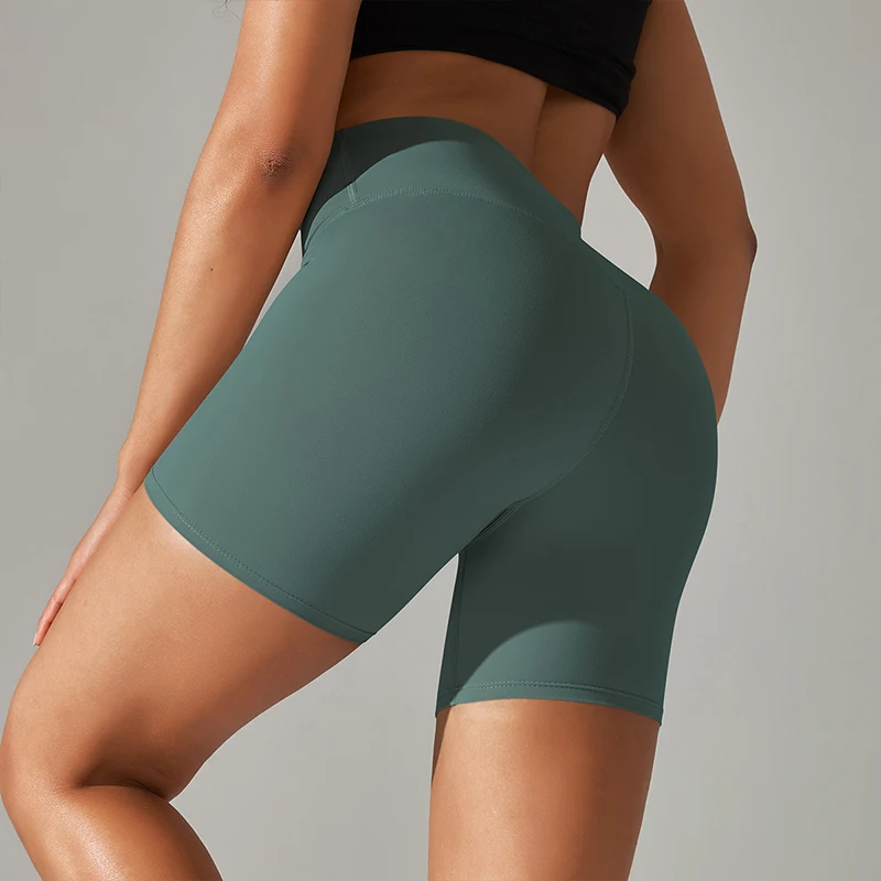 Summer High Waist Yoga Shorts Push Up Fitness Leggings Gym Shorts Women Running Sport Shorts Women\'s Workout Pants Bike Short