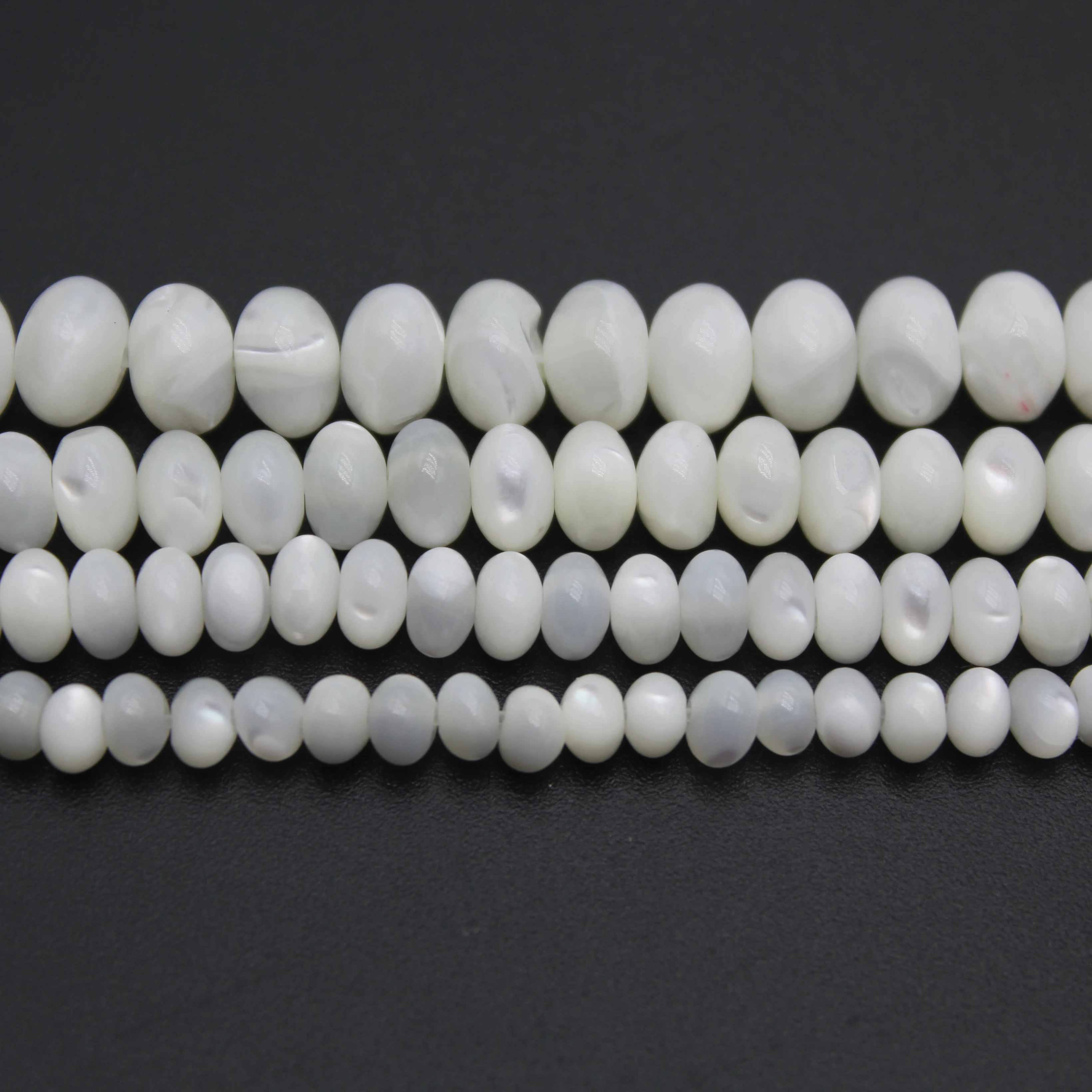 Natural White Shell Mother Of Pearl Septal Beads Jewelry For Pendant Making DIY Necklace Earring Bracelet Handmade Accessories