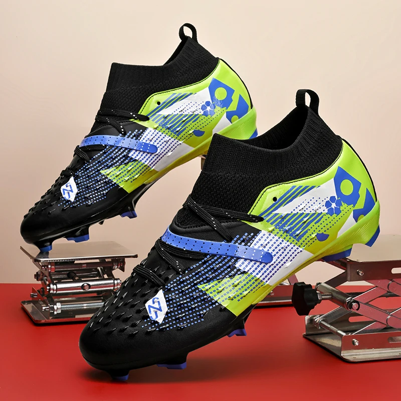 

Football Boots Men Professional Soccer Shoes Sneaker Field Long Spikes Outdoor Competition Non Slip Comfortable Training Shoes