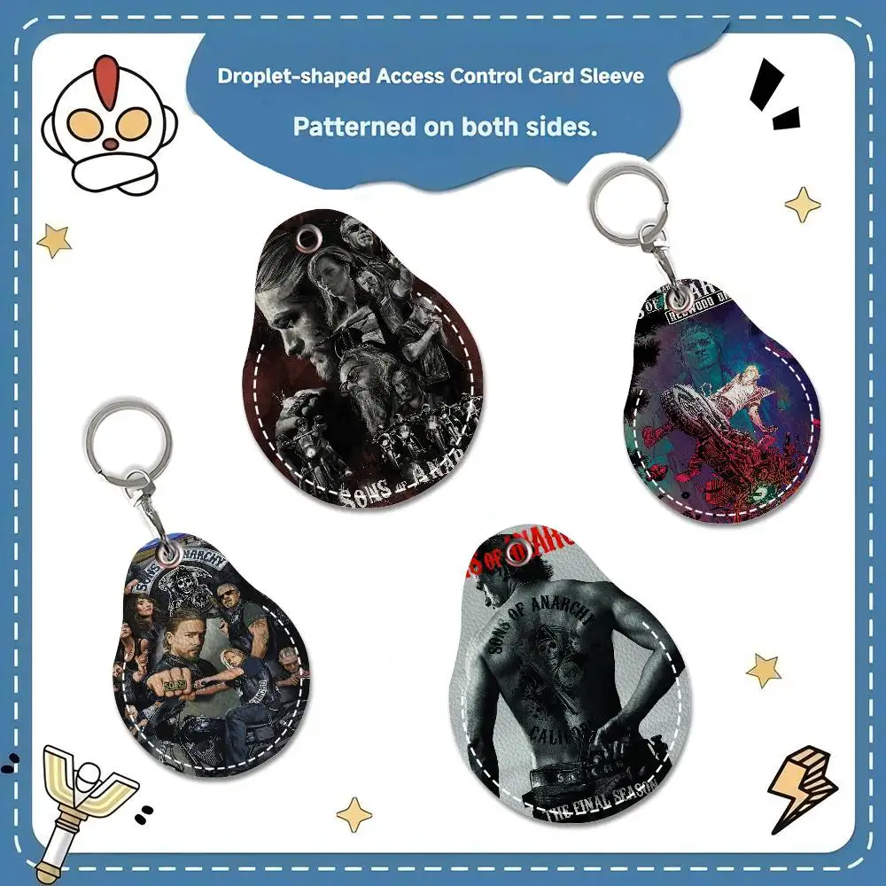 أبناء الفوضى المسلسلات التلفزيونية Waterdrop Aped N Acc حامل بطاقة التحكم للمركبات النقل العام المفاتيح الغطاء الواقي