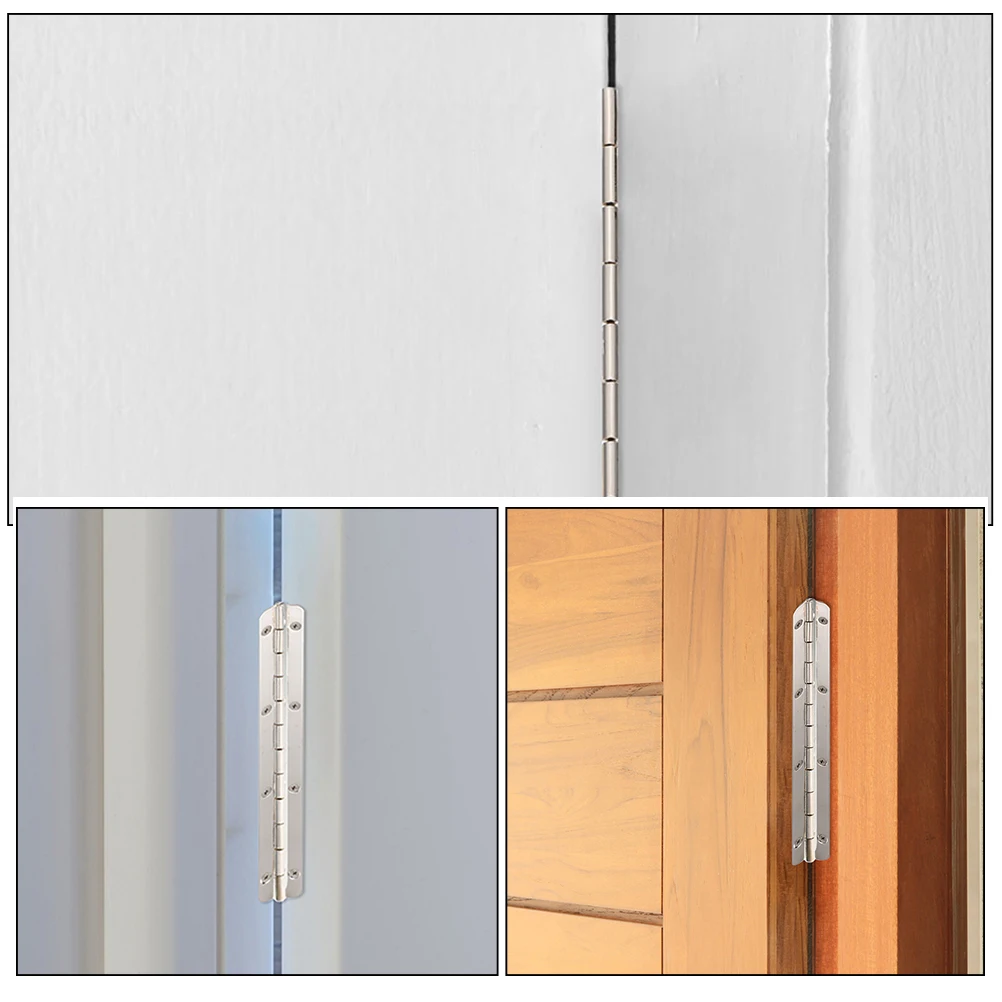 

Healvian Brass Plated Piano Hinges 4pcs Metal Hinges for Jewelry Boxes Wooden Cases