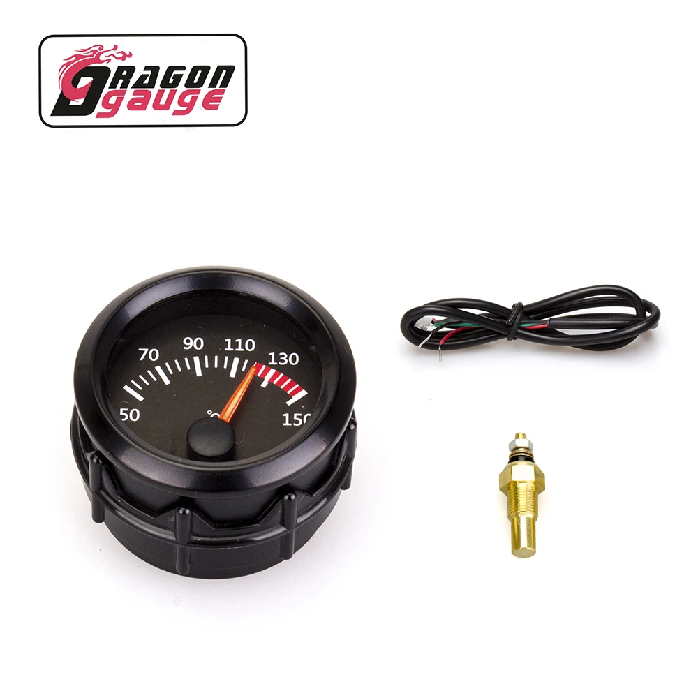 2 Inches 52mm 12V Car Gauge Water Temp Oil Temp Oil Press PSI/Bar Voltmeter Boost Gauge EGT Gauge With Sensor Fit for 12V Car - view 6