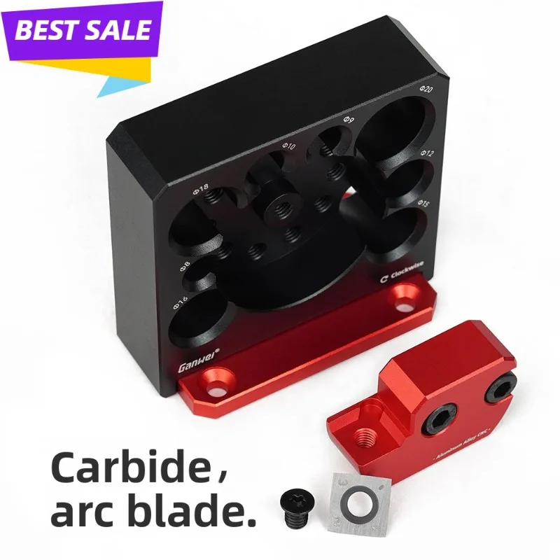 Adjustable Drill Lathe Dowel Making Tool for Square to Round Wood Rod DIY Woodworking Craft