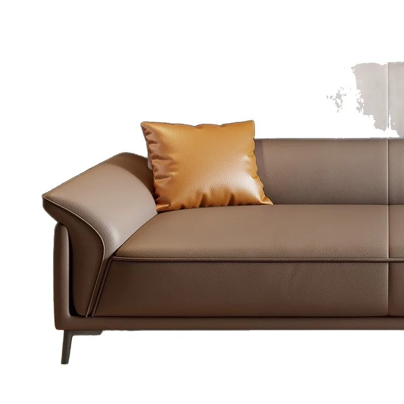 

Sofa living room small apartment simple Italian modern cream new straight