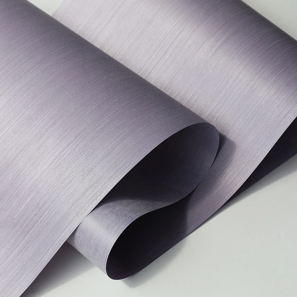 100% Real Purple Wood Veneers Wallcoverings DIY Furniture Natural Material Bedroom Cabinet Table Skin Size 250x58CM Chapa