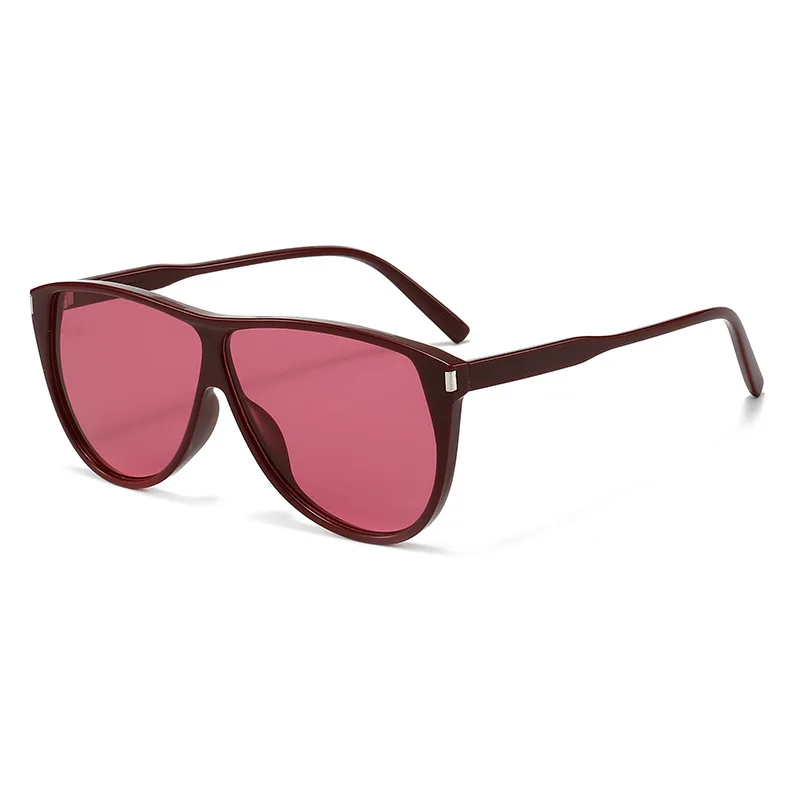 2026Classic European and American style sunglasses, women's aviator sunglasses with red frames, men's sunglasses for driving and